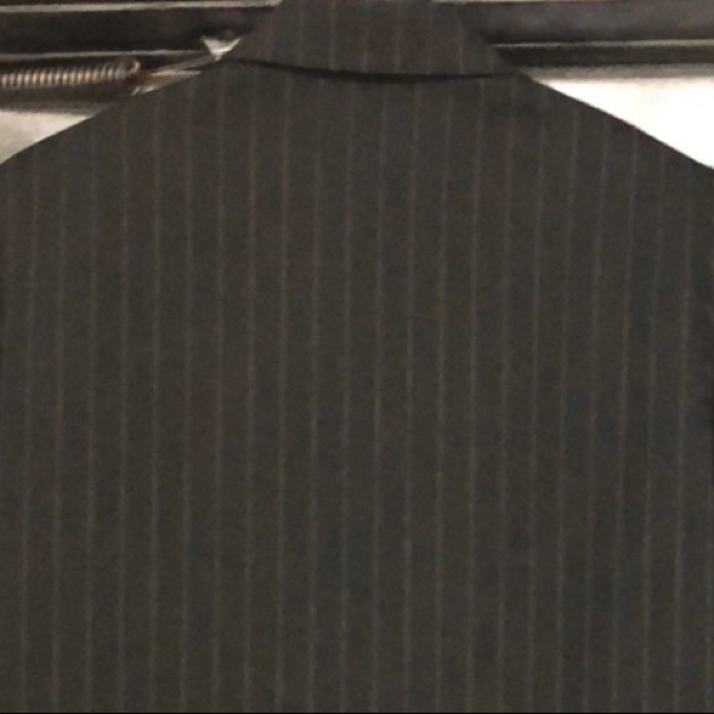 SOLD STYLISH LONGTAILORED JACKET IN LAMÉ TENNIS-STRIPES - Picture 6 of 7